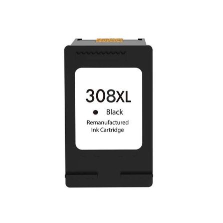N°308 XL BK Cartouche d'encre recyclée pour HP - 7FP22UE / 7FP21UE - Noir