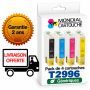 Pack 4 Cartouches T2996 générique pour Epson - T29XL - C13T29964012 - Fraise - Mondial Cartouche
